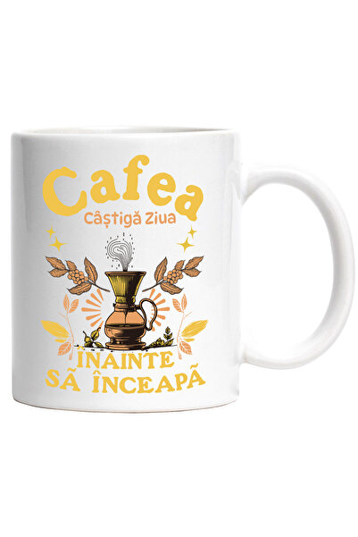 StoryGift Romania Cana Cafea. Castiga ziua inainte sa inceapa energie, 330ml,...