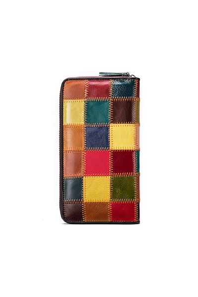 OEM Delis women's wallet, Becca PT1153, natural leather, multicolor pattern, 19 x 3 x 10 cm how much letter
