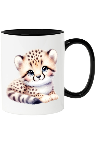 StoryGift Romania Cana cu o femela ghepard | micuta | ilustratie | imbujorata...