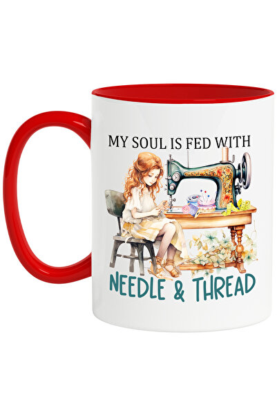 StoryGift Romania Cana cu mesajul "My soul is fed with needle & thread", prof...