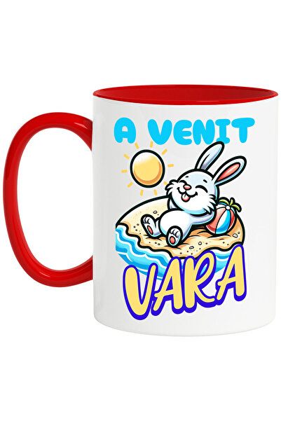 StoryGift Romania Cana cu Iepure Cu Dinti Lungi Pe Plaja Relaxare La Soare Te...