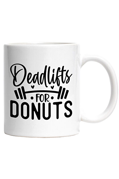 StoryGift Romania Cana cu textul "Ridicari de haltera pentru gogosi" cu Maner...