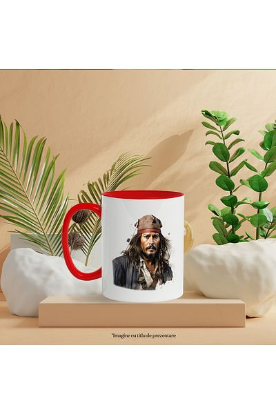 StoryGift Romania Jack Sparrow Mug, Pirates of the Caribbean, Fictional Character, Multicolor 330 ml, C, With, STG