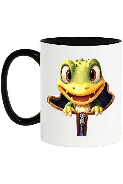 StoryGift Romania Cana cu un pui de dinozaur care iese dintr-un buzunar | fer...