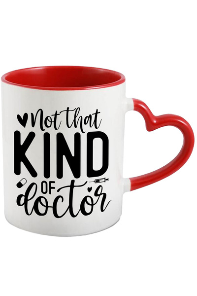 StoryGift Romania Cana cu inimioare si textul "Nu acel tip de doctor" cu Mane...