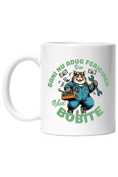 StoryGift Romania Cana banii nu aduc fericire dar aduc bobite pentru motan pi...
