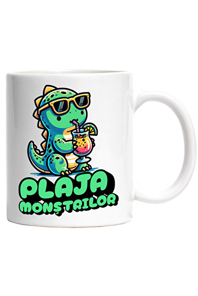 StoryGift Romania Cana Plaja Monstrilor dragon cu bautura si ochelarii , 330m...