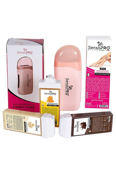 SensoPRO Milano Sensopro My Chocolate Passion Waxing Kit Gift Wax Refill Narrow Applicator