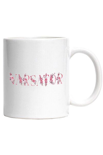 StoryGift Romania Cana Cu Numele Varsator, Floral, Colorat, Creativ, Frumos, ...