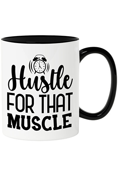 StoryGift Romania Cana cu mesajul "Hustle for that muscle" - munceste pentru ...
