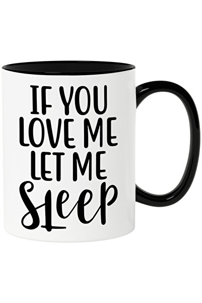 StoryGift Romania Cana cu textul "If you love me, let me sleep" - lasa-ma sa ...