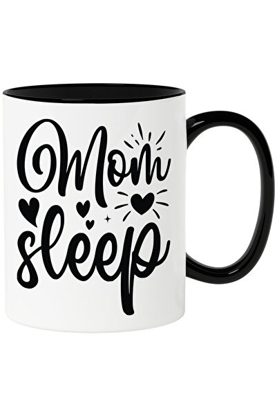StoryGift Romania Cana cu inimioare si textul in limba engleza "Mom sleep" - ...