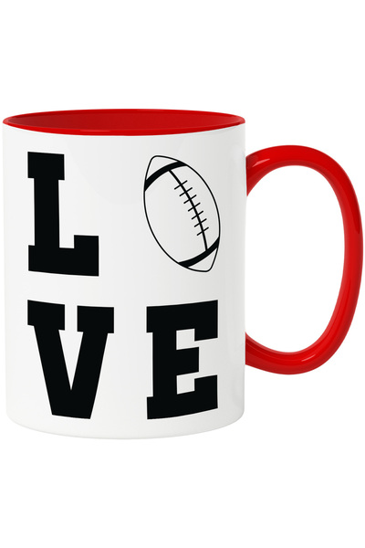 StoryGift Romania Cana cu o minge de fotbal american pentru iubitorii acestui...