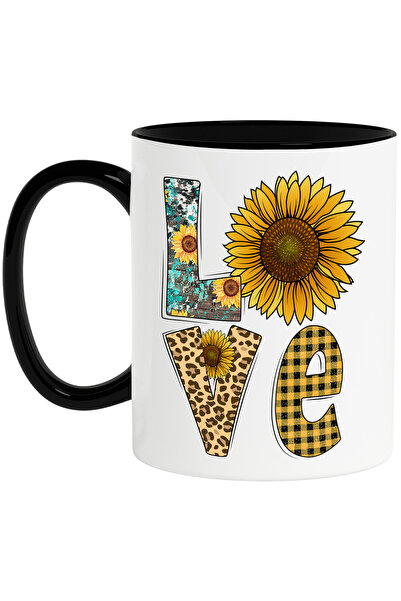 StoryGift Romania Cana cu mesajul "Love", ilustratie, motivational, iubire, f...