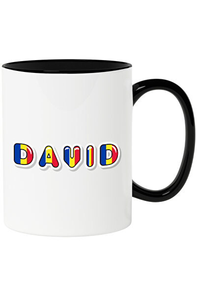 StoryGift Romania Cana Cu Numele David, Romania, Suporter, Steagul Romaniei, ...