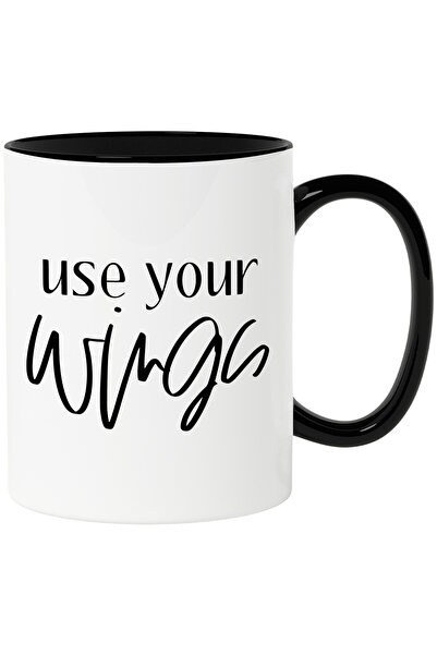 StoryGift Romania Cana cu textul "Use your wings" - foloseste-ti aripile cu M...