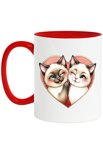 StoryGift Romania Cana cu 2 pisicute Birmaneze | ilustratie | afectiune | Val...