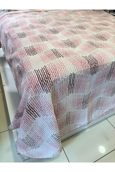 ŞENER HOME 200x240 سم.بيكيه فردي مزدوج بنمط دلتا - سلمون