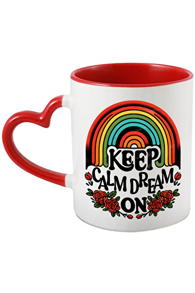 StoryGift Romania Cand cu mesajul "Keep calm, dream on", ilustratie, motivati...