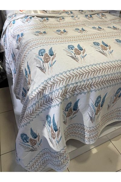ŞENER HOME Ekin Pattern Printed 150X240 Cm. Single Single Pike - Mint
