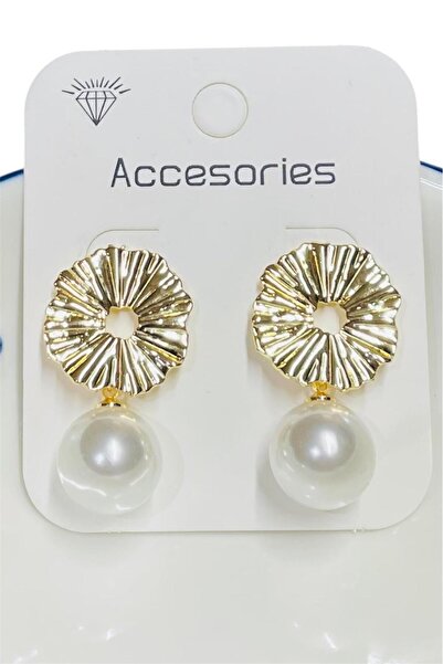 TRENDTAKI vintage inci güneşi küpe gold kaplama 307