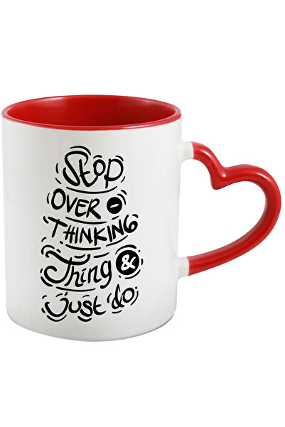 StoryGift Romania Cana Cu Mesaj In Engleza Stop Overthinking Thing & Just Go,...