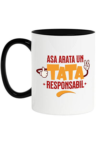 StoryGift Romania Cana cu Maini Cu Manusi Semne Vesele Text Asa Arata O tataB...