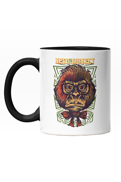 StoryGift Romania Cana Cu Gorila Maimuta CU Parul aranjat In Costum Cu papion...