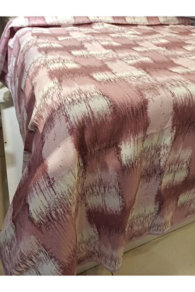 ŞENER HOME Patchwork Pattern Printed 150x240 CmSingle Stiuca - Trandafir uscat