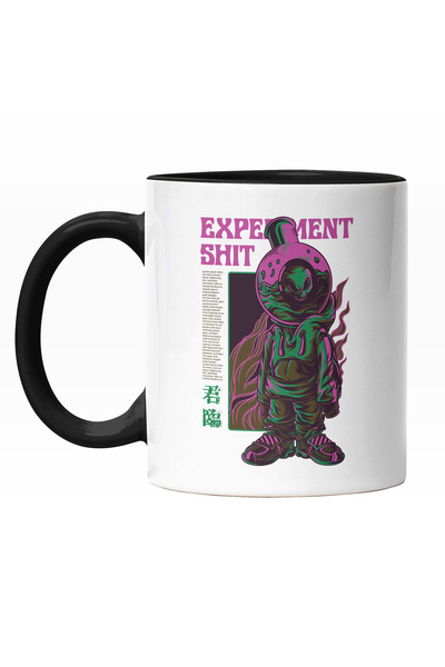 StoryGift Romania Cana Cu Portret Extraterestru Cu Capul Intr-un Recipient De...