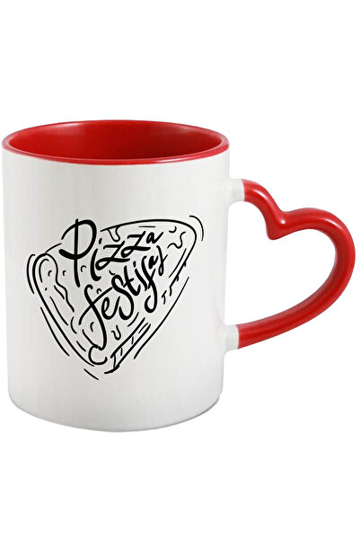 StoryGift Romania Cana Cu Mesaj In Engleza Pizza Festifal, Felie, Mancare, Br...