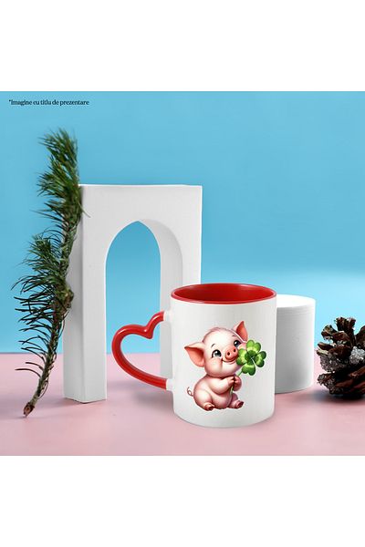 StoryGift Romania Mug - Pink - Ceramic