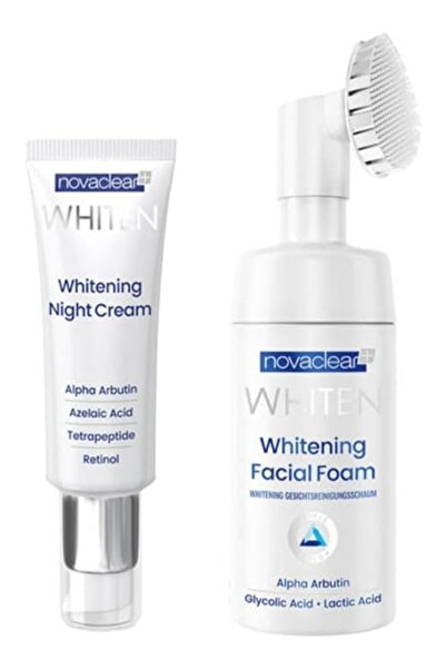 Novaclear Whitening Night Cream + Whitening Facial Foam