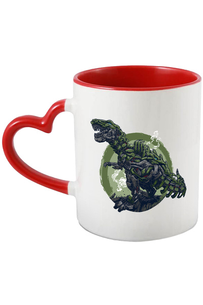 StoryGift Romania Cana Cu Dinozaur, Robot, SF, T-rex, Multicolor 330 ml, Cera...