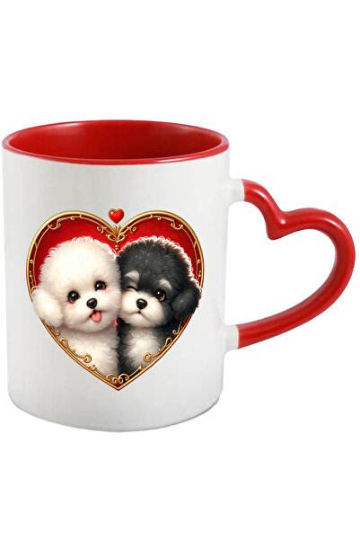 StoryGift Romania Cana cu o catelusa si un catel | ilustratie | cadru in form...