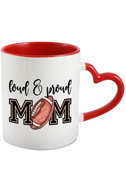 StoryGift Romania Cana cu o minge de fotbal american cu mesajul "Loud & proud...