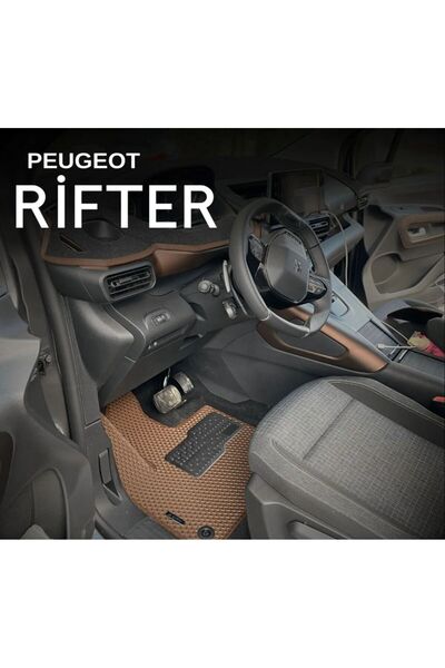 COLONY Peugeot Rifter 2018-2023 Hücreli Premium Eva Paspas Seti Tam Set Paspa...