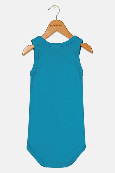 Petit Bateau Toddlers Girl Brand Logo Bodysuit, Blue