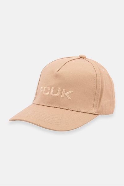 French Connection Men Embroidered Baseball Cap, Brown