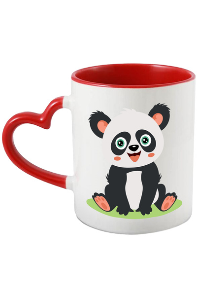 StoryGift Romania Cana Cu Urs Panda, Zambet, Animal, Astiatic, Blana, Multico...