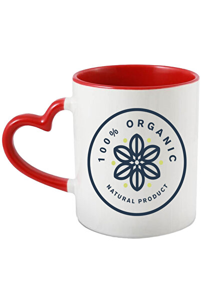 StoryGift Romania Cana Cu Mesaj 100% Organic, Cerc, Buline, Natural, Frunze, ...