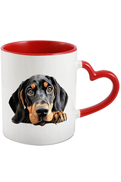 StoryGift Romania Cana cu un catel suparat | ilustratie | posomorat | negru |...