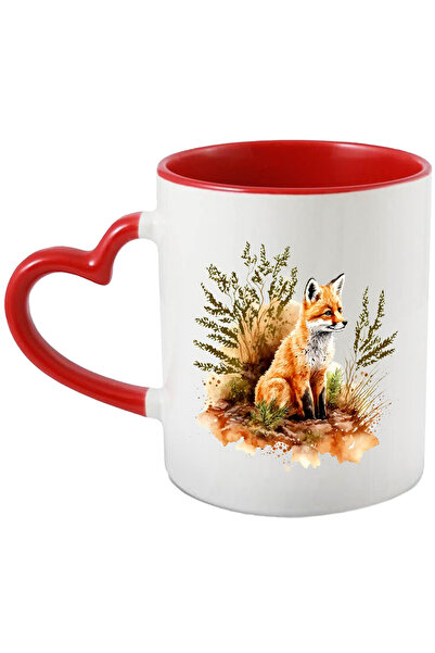 StoryGift Romania Cana cu o vulpe care priveste in gol | ilustratie | plante ...