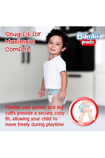 Sanita Bambi Pants, Size 6, XXL, Jumbo Box, 80 Diapers