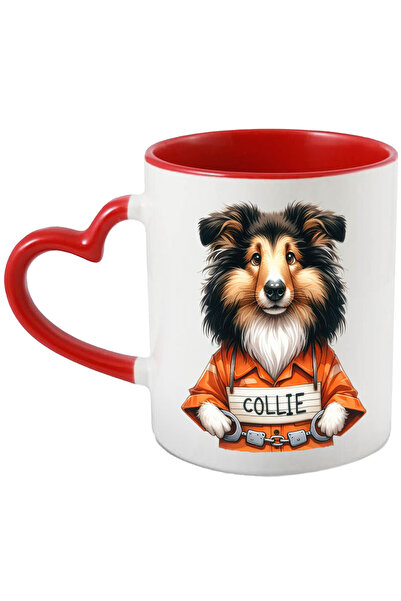 StoryGift Romania Cana cu un caine Collie la inchisoare, ilustratie, catuse, ...