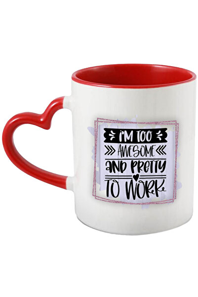 StoryGift Romania Cana cu mesajul "I'm too awesome and pretty to work", ilust...
