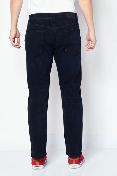 Selected Homme Erkek Düz Kesim Yıkanmış Esnek Kot Pantolon، Lacivert