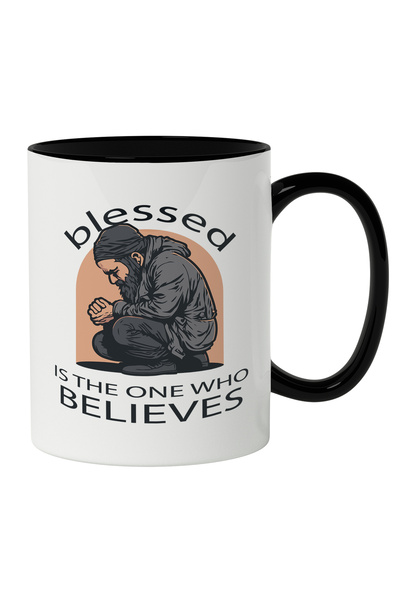 StoryGift Romania Cana Cu Om Rugandu-se, Text In Engleza Blessed Is The One W...