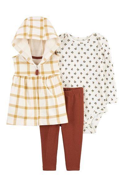 Carter's Baby Girl 3-Piece Vest Set