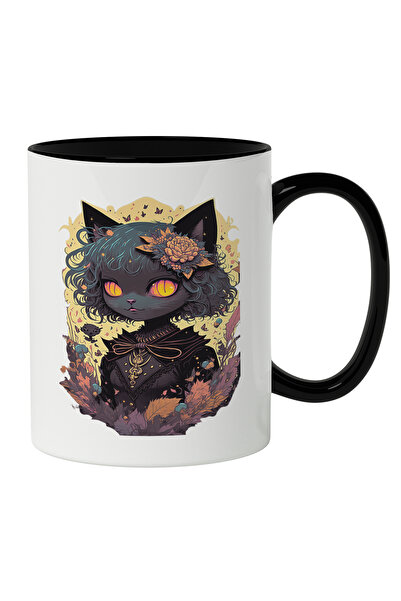 StoryGift Romania Cana Cu Personaj Desene anime Fata Cu Par Scurt Si Breton, ...